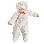 Комбинезон демисезонный Мимишки молочный Luxury Baby РП-070-73 1